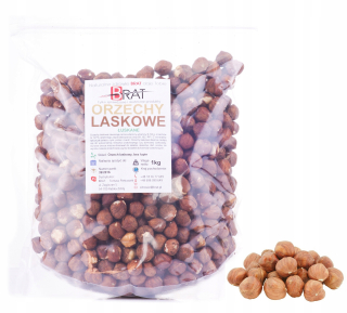 Orechy - Lieskové orechy 1kg truped vysoká kvalita