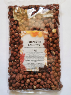 Orechy - Lieskové orechy 1kg škrupina orech