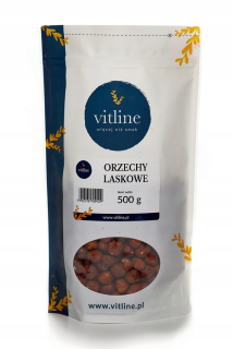 Sušené ovocie - Lieskové orechy shelped 500g chutné