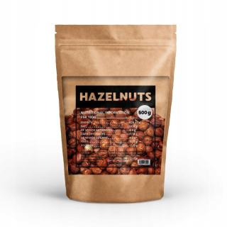 Orechy - Lieskové orechy naturované prírodné gymbeam 500 g