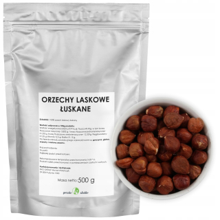 Orechy - Lieskové orechy s veľkou vysokou kvalitou 0,5 kg