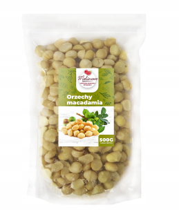 Orechy - MACADAMIA ORECHY 500g PRÍRODNÉ ČERSTVÉ MACADAMIA