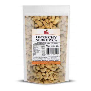 Orechy - Kešové orechy Všetky 1kg Kerkowiec