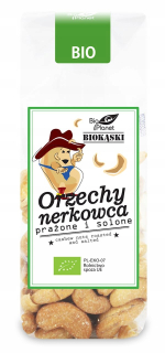 Orechy - Kešové orechy a solené Bio 100 g - BIO