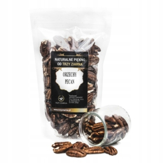 Orechy - PEKANOVÉ ORECHY 500G VYSOKÁ KVALITA TROJZRNNÝ PECAN