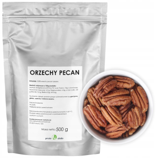 Orechy - PEKANOVÉ ORECHY, pekanové jemné, vysoko kvalitné 0,5 kg