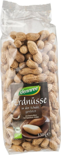 Pečené arašidy v škrupinách BIO 330 g - Den