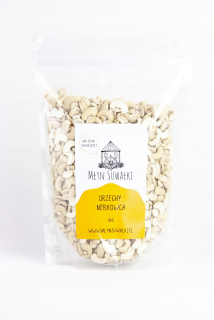 Orechy - Kešu oriešky PRÍRODNÁ POLOVINA kešu 1kg