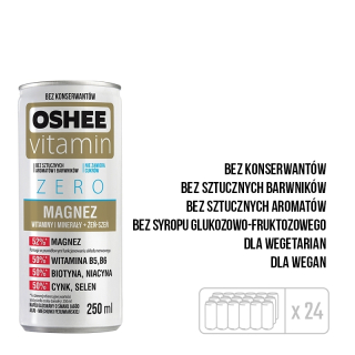 Oshee Vitamínová energia Magnez Zero 24x 250 ml