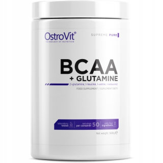 Aminokyseliny - Ostravit BCAA + glutamín 500g leucín aminokyseliny