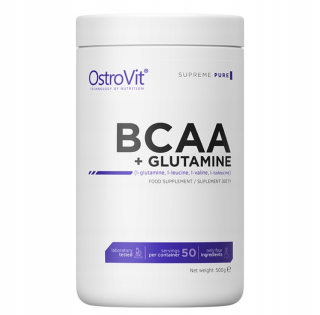 Aminokyseliny - Ostravit BCAA + glutamín 500g prirodzený
