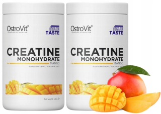 Kreatín - OSTROVIT CREATINE 500g x2 1000g KREATÍNOVÁ SILA HMOTNOSTI