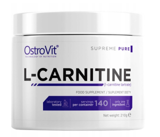 Spaľovač tuku - Ostravit L-Carnitín 210g chudnutie karnitínu