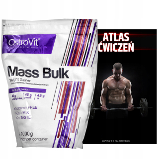 Gainer - Hmotnosť Ostravit Hmotnosť 1000g sacharidová proteínová hmota!