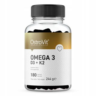 OSTROVIT OMEGA 3 + D3 + K2 180 mäkké gélové uzávery SILNÉ