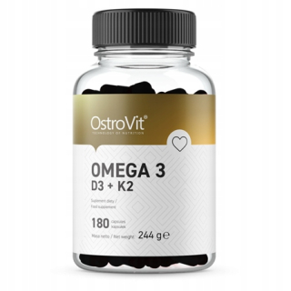 Ostravit Omega 3 D3 + K2 180KAP Vitamín MK-7 VIT E