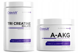Kreatín - Ostravit Supreme Pure Tri Creaine 500g + A-AKG 200g