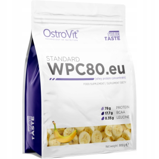 Proteín - OSTROVIT WPC 80.eu 900g WHEY PROTEIN WPC PROTEIN
