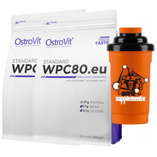 Proteín - Ostravit WPC80.eu 1800g Regenerácia Hmotnosť HOP