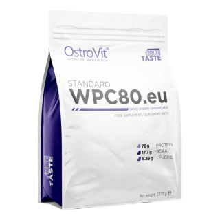 Proteín - OSTROVIT WPC80.eu Srvátkový proteín 2270 g, bez chuti