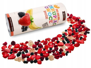 Sušené ovocie - Ovocie Loofilizované Jahody Raspberry Big Mix 150g