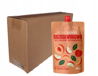 Owolovo mousse Apple-Peach 200g x 16ks