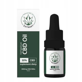 CBD - 30% extrakcie CBD CO2 olej, MCT olej NaturalCBD