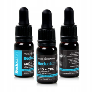 CBD - CBD + CBG 10% zníženie extrakcii alkoholom