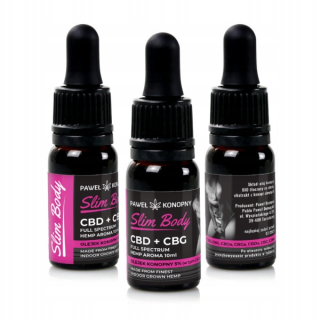CBD - Extrakcia alkoholu CBD Oil + CBG SLIM BODY