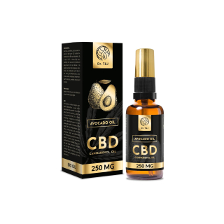 CBD - CBD olej z konope - 250 mg / 50ml avokádový olej