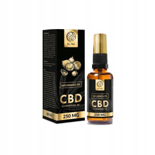 CBD - CBD olej z konope - 250 mg / 50 ml Macadamia Oil