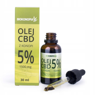CBD - CBD olej konope 5% 1500mg 30 ml Bioconopy