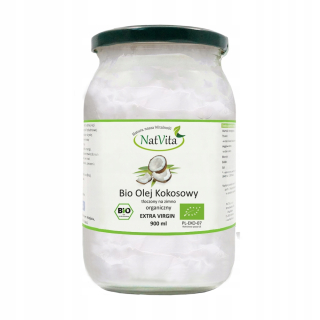 Coconut Oil Bio Extra Virgin 900ml NatVita
