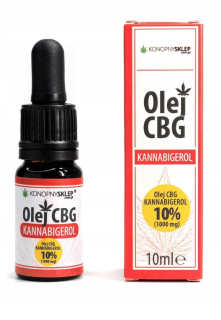 CBD - Konopný olej 10% CBG 10ml 1000mg Kannabigerol