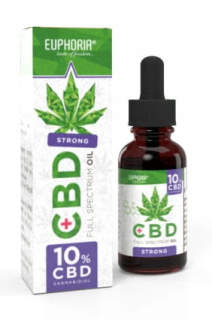 CBD - Konopný olej eufória Strong 10% CBD 10ml