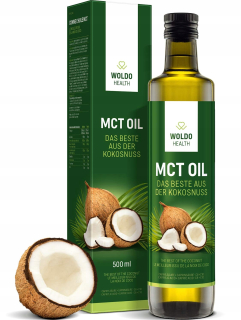 MCT Olej 100% kokosový olej 500 ml bez chuti