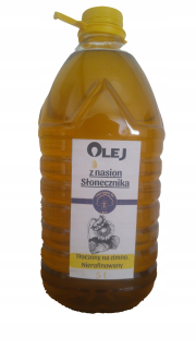 Slnečnicový olej 5l za studena