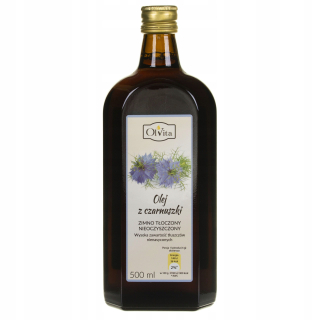Čierny olej za studena 500ml olvita
