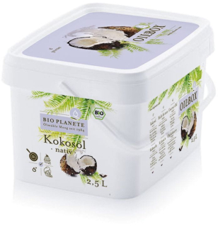 Coconut Oil Virgin Bio 2,5 l Bio Planet