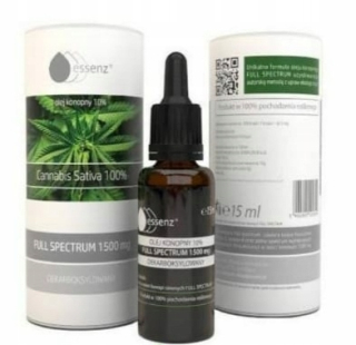CBD - CBD konopný olej 10% 15 ml Essenza celé spektrum