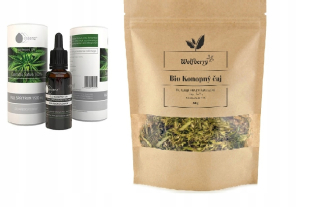 CBD - CBD konopný olej 10% 15ml Essenza + konope čaj
