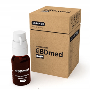 CBD - CBDMED surového konope olej 5% FUL Spektrum 10 ml
