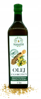 Horčičový olej s horčicou 1 litrom Naturilo