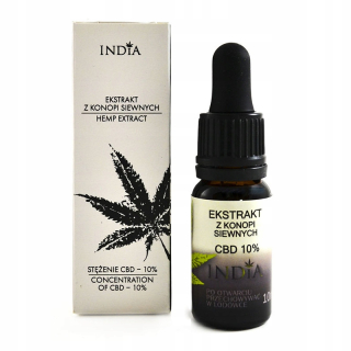 CBD - CBD olej 10% 10 ml, India Cosmetics