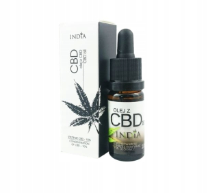 CBD - CBD olej 10% 10ml India konope stres, nervy.