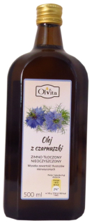 ČIERNY KUMÍNOVÝ olej, CHLADENÝ 500ml Kmín OlVita