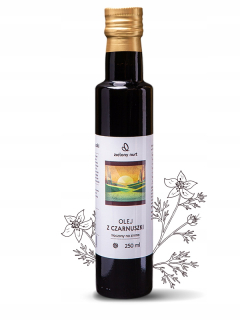 Čierny olej stlačený za studena 250 ml