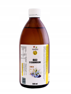 Čierny olej 500ml studený blotovaný 100% čerstvý