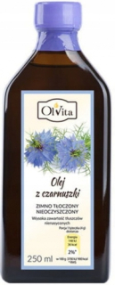 OLVITA Čierny olej studený rezaný 250 ml