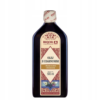 Čierny olej stlačený za studena 500ml - BioOil